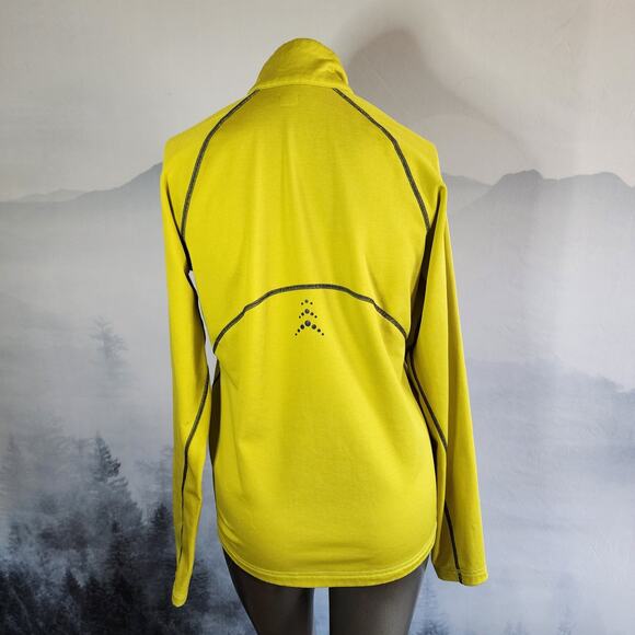 REI Yellow Long Sleeve Mock Neck Running Jacket | Women's Small - Picture 11 of 15